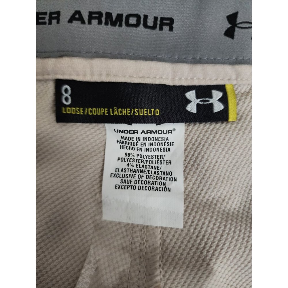Under Armour Women's L Athletics Relaxed Fit Chino Shorts Size 8 - Picture 7 of 15